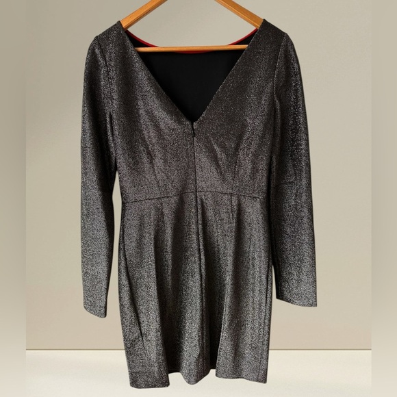 Diane Von Furstenberg Metallic Mini Dress NWT - Picture 9 of 16